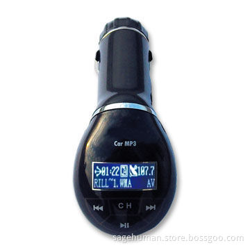 Car MP3 Player with 20 Keys Remote Control, Supports External Audio Player and USB Disk